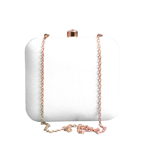 Black Embroidered Customized Clutch - Uncommongifts.in